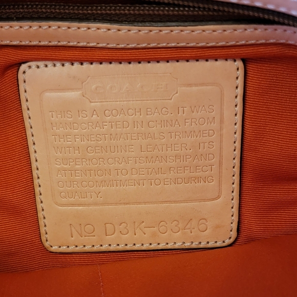 Vintage Coach Canvas Logo handbag D3K-6347 - Picture 2 of 10